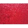 Red Felt Backed Chunky Glitter Leather Fabric Sheets