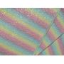 Fabulous Rainbow Chunky Glitter Leather Fabric