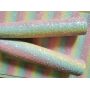 Fabulous Rainbow Chunky Glitter Leather Fabric