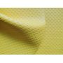 Yellow Swiss Cross Faux Leather Fabric Sheets