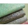 Felt Backing Chunky Glitter Leather Fabric Sheets