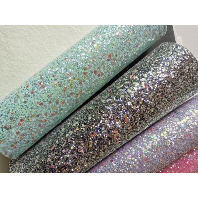 Chunky glitter,Chunky glitter fabric,Glitter for craft,Glitter leather fabric,Glitter leather for bows