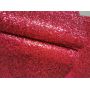 Red Color Same Color Backing Chunky Glitter Leather