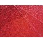 Red Color Same Color Backing Chunky Glitter Leather