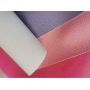 Soft Felt Backing Litchi Leather Fabric Sheets