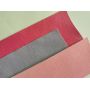 Soft Felt Backing Litchi Leather Fabric Sheets