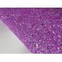 Premium Purple  Chunky Glitter Leather Fabric Sheets