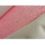 Fabulous Pink Chunky Glitter Leather Fabric Felt Backing 