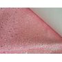 Fabulous Pink Chunky Glitter Leather Fabric Felt Backing 