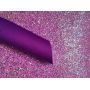 Purple Glow In Dark Chunky Glitter Leather Sheets