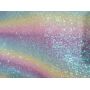 Rainbow Color Glitter Leather With Felt Backing 