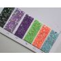 Fabulous Elastic Backing Chunky Glitter Leather 