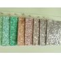 Deluxe Bright Colors Chunky Glitter Leather Felt Backing