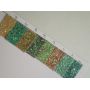 Fabulous Elastic Backing Chunky Glitter Leather Fabric