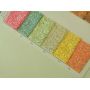 Neon Color Chunky Glitter Leather Fabric