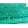 Green Color Iridescent Chunky Glitter Leather Fabric