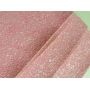 Pink Color Ultra Chunky Glitter Leather Felt Backing