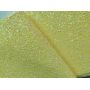 Yellow Color Felt Backed Chunky Glitter Leather