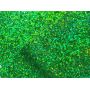 Green Color Iridescent Chunky Glitter Leather Fabric 