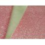 Pink Color Ultra Chunky Glitter Leather Felt Backing