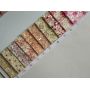 Strawberry Pattern Felt Backing Glitter Leather