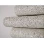 White Color Glow In Dark Glitter Leather Fabric