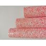 White Red Pink Sequin Felt Backing Glitter Leather