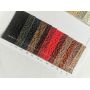 Lace Flowers Pattern Faux Leather Fabric
