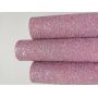 High Quality Purple Chunky Glitter Leather Felt Backing 