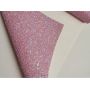 High Quality Purple Chunky Glitter Leather Felt Backing 