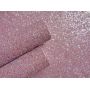 High Quality Purple Chunky Glitter Leather Felt Backing 