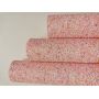 Felt Backing Chunky Glitter Leather Fabric 