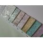 Stock Tinsel Glitter Leather Fabric For Crafts Bags