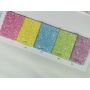 Tinsel Glitter Leather Fabric For Bags Crafts Bows
