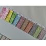 Stock Tinsel Glitter Leather Fabric For Crafts Bags