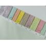 Neon Color Sequin Glitter Leather Fabric With Felt Backing