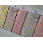 Neon Color Sequin Glitter Leather Fabric With Felt Backing