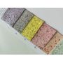 Star Sequin And Tinsel Glitter Leather Fabric