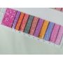 Ultra Chunky Solid Color Felt Backing Glitter Leather