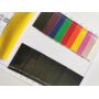 Stock Felt Backing Smooth Glitter Leather Fabric