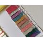 Felt Backing Smooth Glitter Leather Fabric
