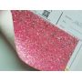 Rhinestone Chunky Glitter Leather Felt Backing