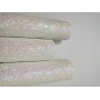 Iridescent Chunky Glitter Leather Fabric 