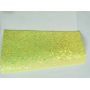 Yellow Color Chunky Glitter Leather With Felt Back