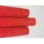 Red Ultra Chunky Glitter Leather Felt Backing