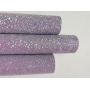 Purple Crystal Ultra Chunky Glitter Leather Fabric