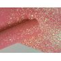 Pink Crystal Chunky Glitter Leather Felt Backing
