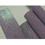 Purple Crystal Ultra Chunky Glitter Leather Fabric