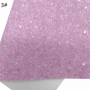 Purple shining chunky glitter leather felt backed mini rolls