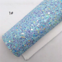 Mixed Colors Chunky Glitter Leather 30*134CM Mini Roll
